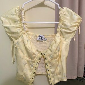 Princess Polly yellow top